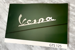 Manuale di uso e manutenzione Vespa GTS 125