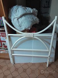 Lettino singolo cm. 200x100 in rattan 