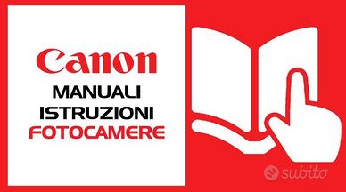 Manuale Istruzioni Canon Stampato Tutti Modelli