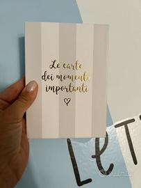 Le carte dei momenti importanti