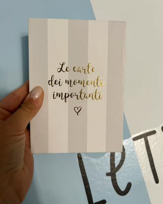 Le carte dei momenti importanti