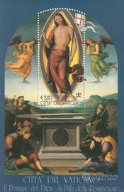 POSTE VATICANE IL PERUGINO PALA DELLA RESURREZIONE