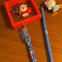 Penna stich più penna hello kitty più babbo natale