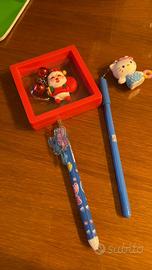 Penna stich più penna hello kitty più babbo natale