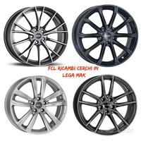 Cerchi in lega Mak per Audi Bmw Ford Mercedes Vw