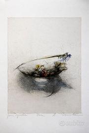 Dipinto pittore Alessandro Nocentini acquaforte