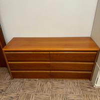 Cassettiera in legno massello