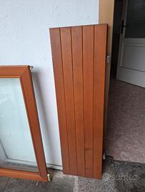 Serramenti in legno con doppio vetro e ante
