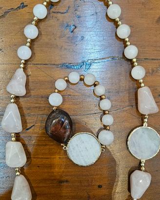 Parure collana e braccialetto