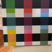 2 quadri astratti in cartone