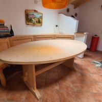 Tavolo artigianale legno