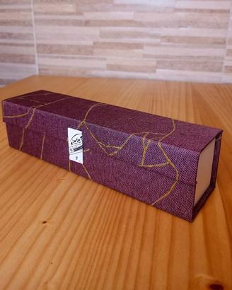 Scatola astuccio portapenne Bordeaux