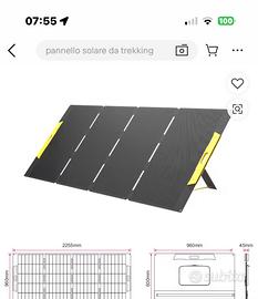 Pannello fotovoltaico portatile 400w