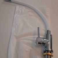 Rubinetto cucina Fandipitous flessibile bianco