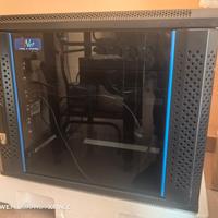 Armadio Rack 19" 4Net completo di ciabatta 