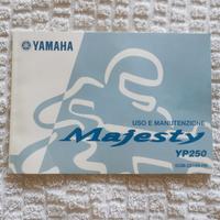 Libretto uso e manutenzione Yamaha Majesty YP 250