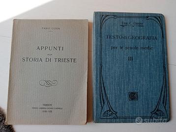 Appunti storia Trieste 1930- Testo geografia medie