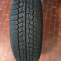 Pneumatici invernali su cerchio in ferro