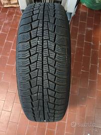 Pneumatici invernali su cerchio in ferro