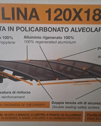 Pensilina Tettoia modulare