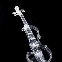 violino elettrico luminoso trasparente 