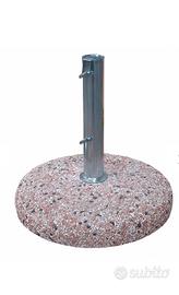 3 basi in cemento per ombrelloni 