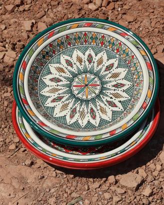 Piatto portata in ceramica marocchina