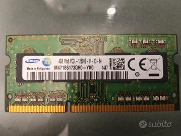 RAM Samsung DDR3L da 4GB (modello M471B5173QH0-YK0