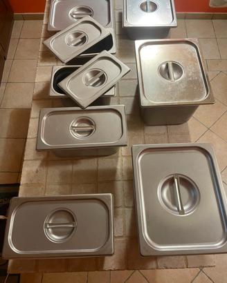 Vaschette gn contenitori haccp e set condimenti