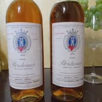 Bottiglie di vino francese bordeaux