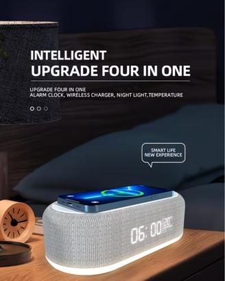 Sveglia con ricarica wireless 
