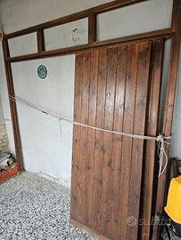 Portoncino in legno