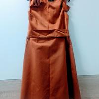 abito elegante Max Mara taglia S color ruggine