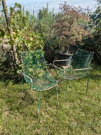 sedie da giardino vintage 