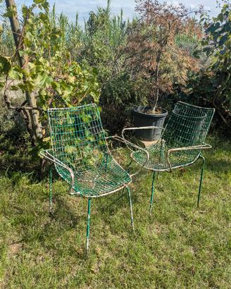 sedie da giardino vintage 