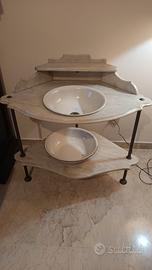 Antico Lavabo toilette da camera marmo