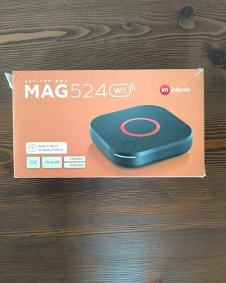 Decoder IPTV Infomir MAG524w3 – 4K HDR – Wi-Fi