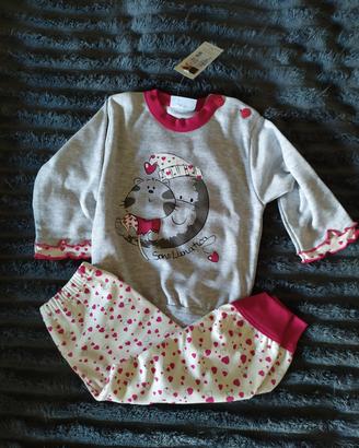 pigiama caldo cotone 