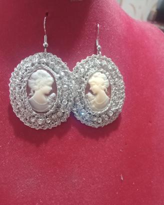 orecchini con cammei