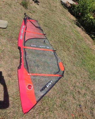 Vela windsurf severne 2,5 con albero scuola