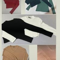 Top a manuche lunghe Shein