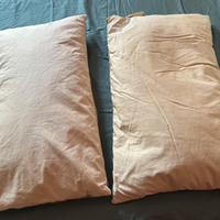 Coppia cuscini  in vera piuma d’oca