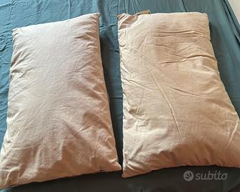 Coppia cuscini  in vera piuma d’oca