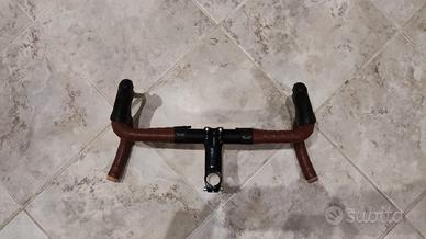 Manubrio bici corsa gravel