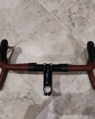 Manubrio bici corsa gravel