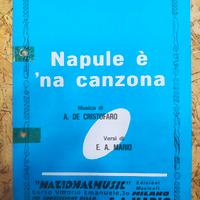 Spartito originale Napule è 'na canzone