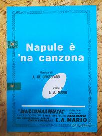 Spartito originale Napule è 'na canzone