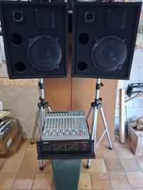Impianto PA 1200 watt