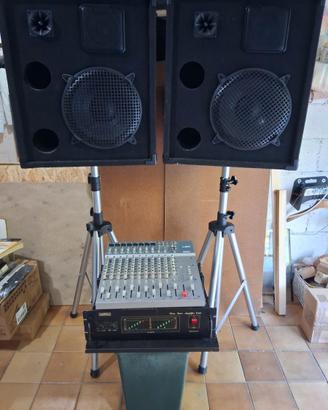 Impianto PA 1200 watt