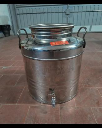 Bidone contenitore olio alimentare 